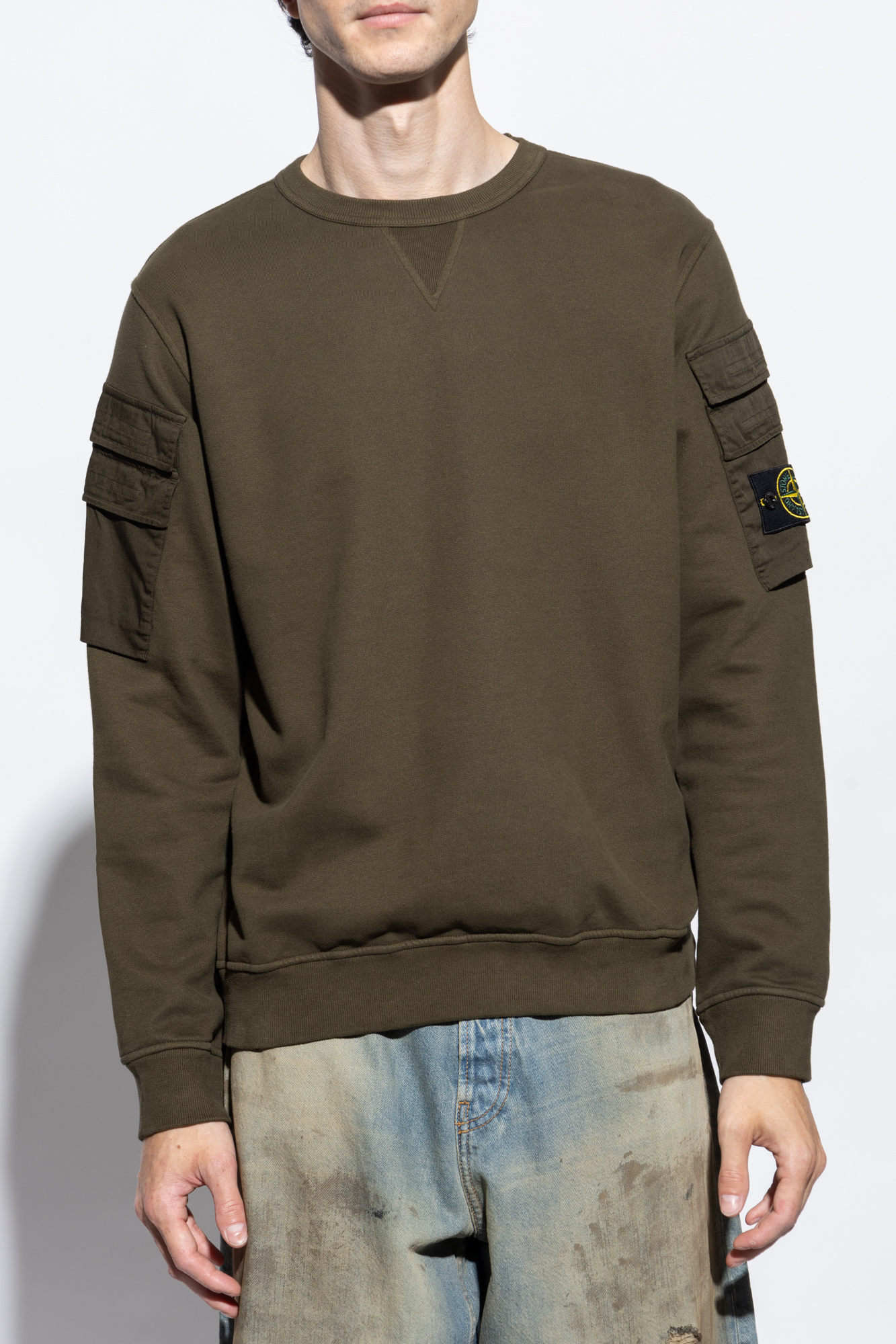 Stone island cheap pocket sweatshirt